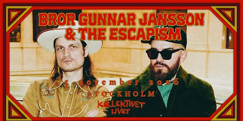 Bror Gunnar Jansson & The Escapism | Live p\u00e5 Kollektivet Livet