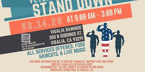 Tulare - Kings County Veterans 2nd Annual Stand Down