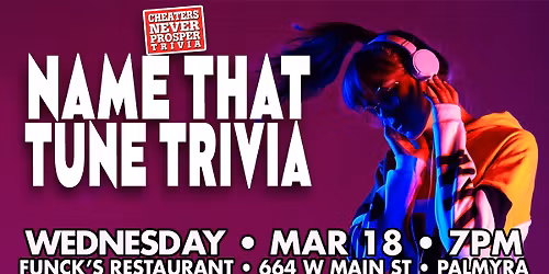 Name That Tune Trivia at Funck's Restaurant - Palmyra