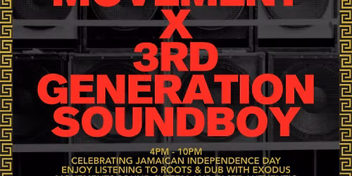 Exodus Movement X 3rd Generation Sound Boy