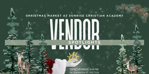 Christmas Market at Sonrise Christian Academy
