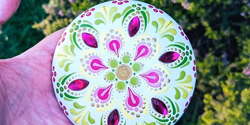 Mandala Stone Painting