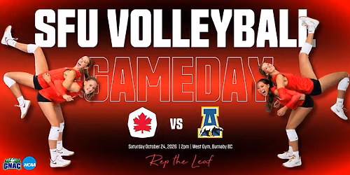 SFU Volleyball vs. University of Alaska