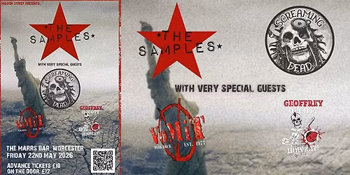 The Samples + Screaming Dead + Vomit + Geoffrey Oicott - Live in Worcester
