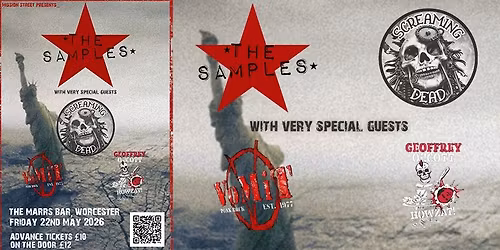 The Samples + Screaming Dead + Vomit + Geoffrey Oicott - Live in Worcester