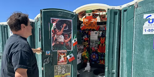 Drop in Art Party - Otherworld Porta Potty Decor