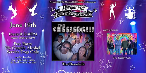 Friday Night Music Series: The Cheeseballs with opener The Snarky Cats