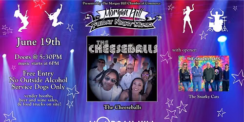 Friday Night Music Series: The Cheeseballs with opener The Snarky Cats