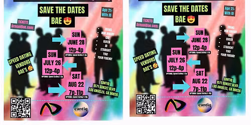 Where's Bae" All Gender Speed Dating + Party