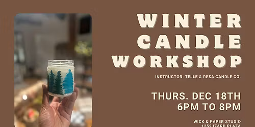 WINTER CANDLE WORKSHOP