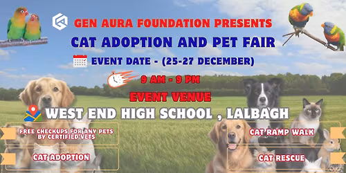 Cat Adoption and Pet Fair.