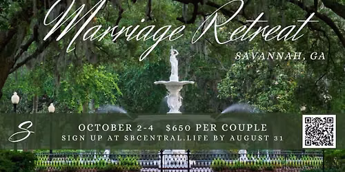 Marriage Retreat in Savannah, GA