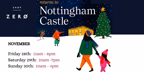 Shop Zero at the Castle Christmas Market 2025!