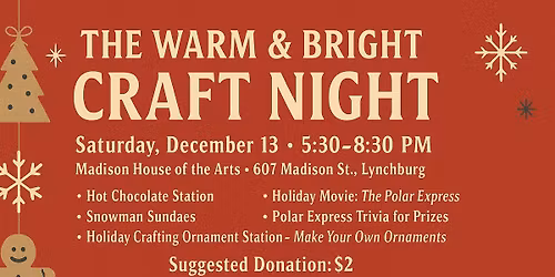 The Warm & Bright Craft Night