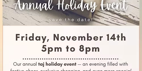 taj Holiday Event 2025