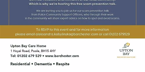Scam Prevention Talk