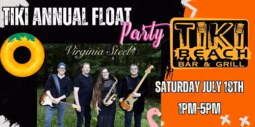 Tiki Beach on Lake Dubay Annual Float Party 2026 with Virginia Steel