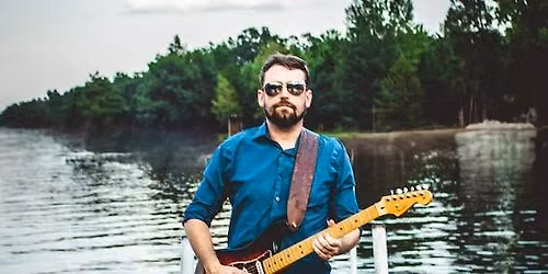 Brandon Baldwin on the Patio at Smokey's
