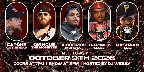 Bloccrich Monsta & More Live in Lansing MI at Mac's Bar 