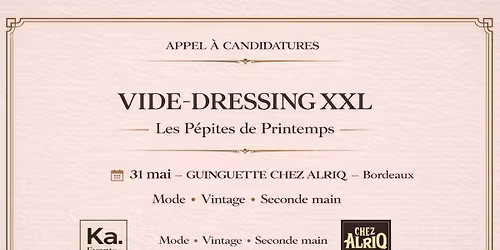 VIDE-DRESSING XXL \u2013 Les P\u00e9pites de Printemps