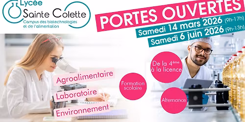 Portes Ouvertes Lyc\u00e9e Sainte Colette