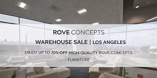 ROVE CONCEPTS Warehouse Sale | LOS ANGELES