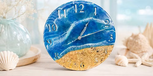 Coastal Resin Clock Class