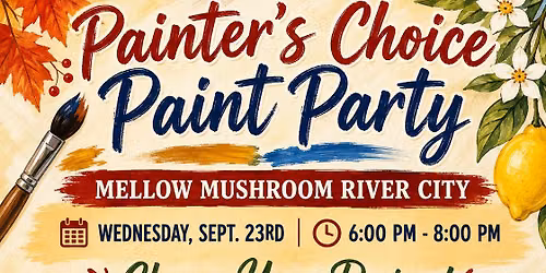 Mellow Mushroom River City, Sept. 23rd, Painter\u2019s Choice 