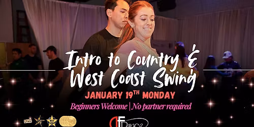 Boot Scootin\u2019 to Smooth: Country & West Coast Beginners welcome!