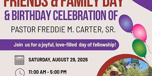 Sis. Pamela M Cross Friends and Family Day
