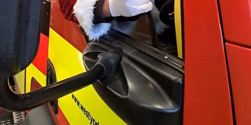 Santa's Grotto, Mirfield Fire Station 