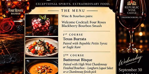 Wine & Bourbon Dinner
