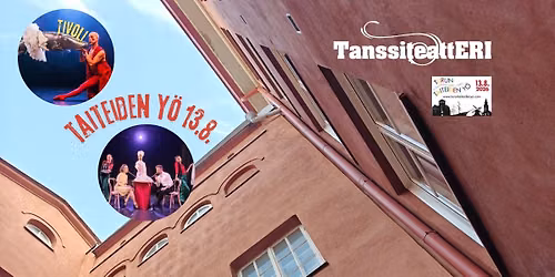 Taiteiden yö Tanssiteatteri ERIssä — Yliopistonkatu 7, 20100 Turku, Finland