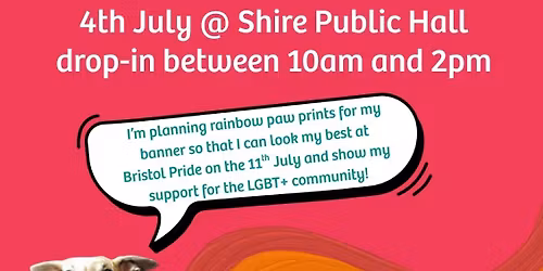 Shire Pride 2026: Banner Making Workshop