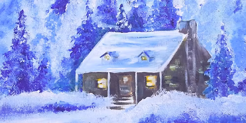 Cosy Cottage - Acrylic Painting Festive Workshop