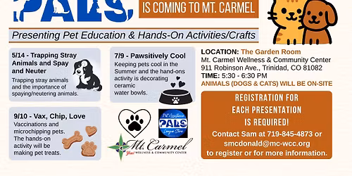 PALS - Pet Education and Hands-On Activities\/Crafts