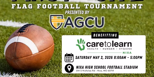 Nixa Care to Learn: First & Give Flag Football