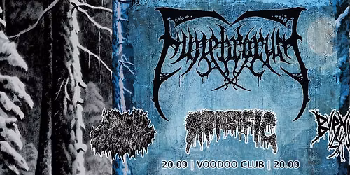 FUNEBRARUM (US) + MORBIFIC (FIN) + BURNING SKY (PL) + MANGLED RECREMENT (PL) | 20.09.2026 | VOODOO 