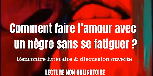 Comment faire l\u2019amour \u00e0 un n\u00e8gre sans se fatiguer ?