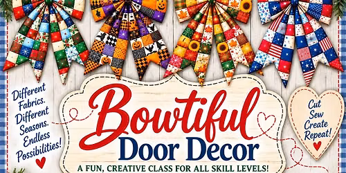 Bowtiful Door Decor Class