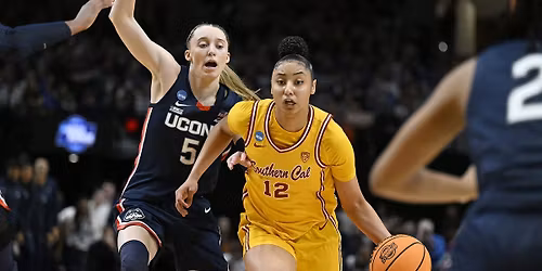 Parking UConn Huskies at USC Trojans Womens Basketball