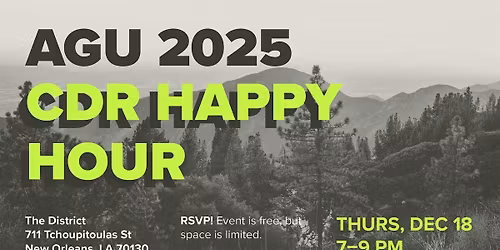 CDR Happy Hour - AGU 2025