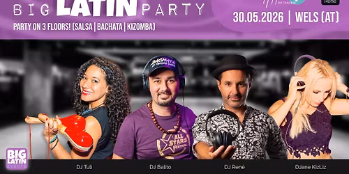 BIG LATIN PARTY (3 Floors: Salsa | Bachata | Kizomba)