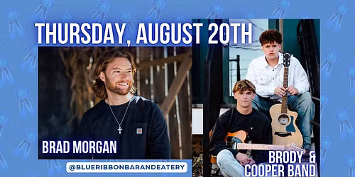 Brad Morgan + Brody & Cooper Band + DJ Nick Nystrom