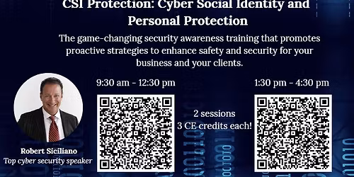 NEW DATE! JAN. 28 \u2013 All-Day CE with Robert Sicilliano at ECAR, 6 CE credits!!