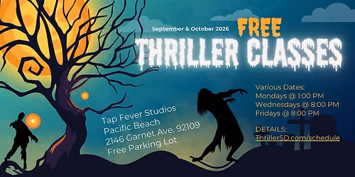 FREE Thriller Classes, Pacific Beach
