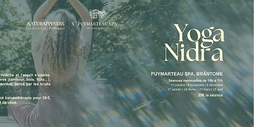Yoga Nidra à Brantôme – Une parenthèse mensuelle pour se ressourcer 🌸