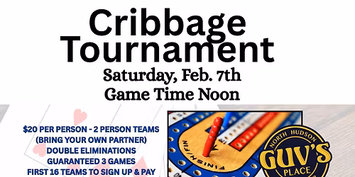 Guv\u2019s Cribbage Tournament