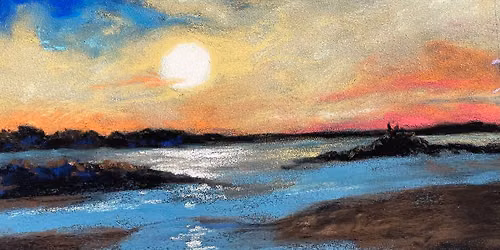 Paint Sunsets in Soft Pastel