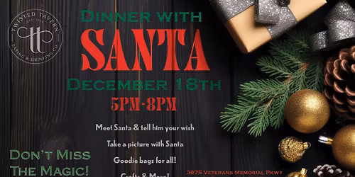 Dinner with Santa - Twisted Tavern STP